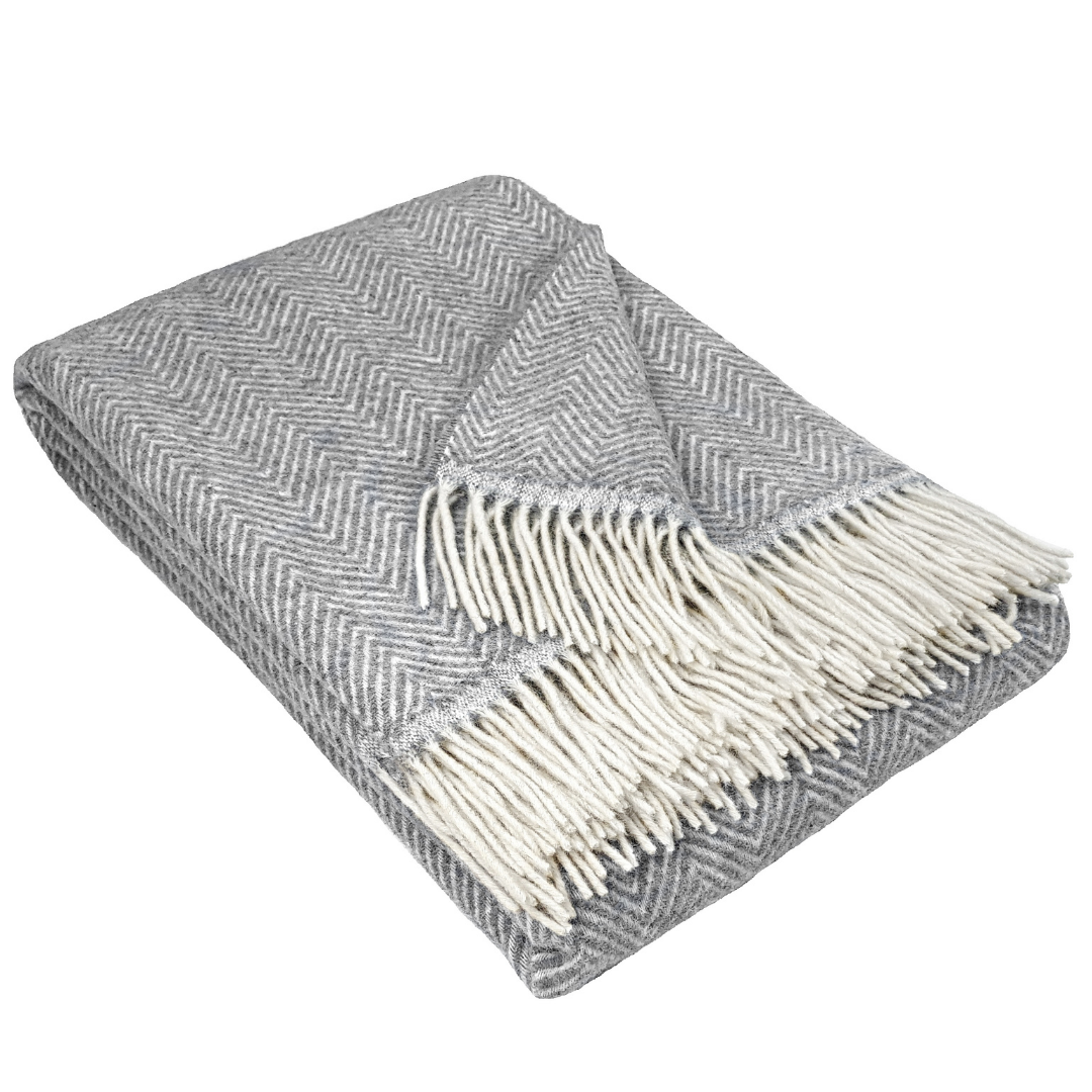 Natural Wool Blanket Milan Style