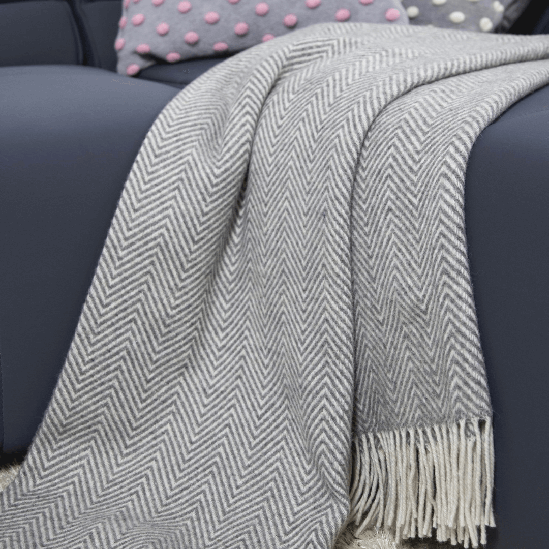 Natural Wool Blanket Milan Style