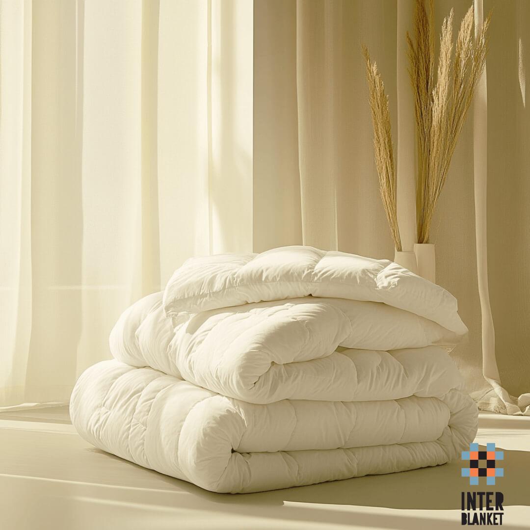 100% Lightweight Wool Duvet – 155X215 Cm – 350 Gsm – 4 Season