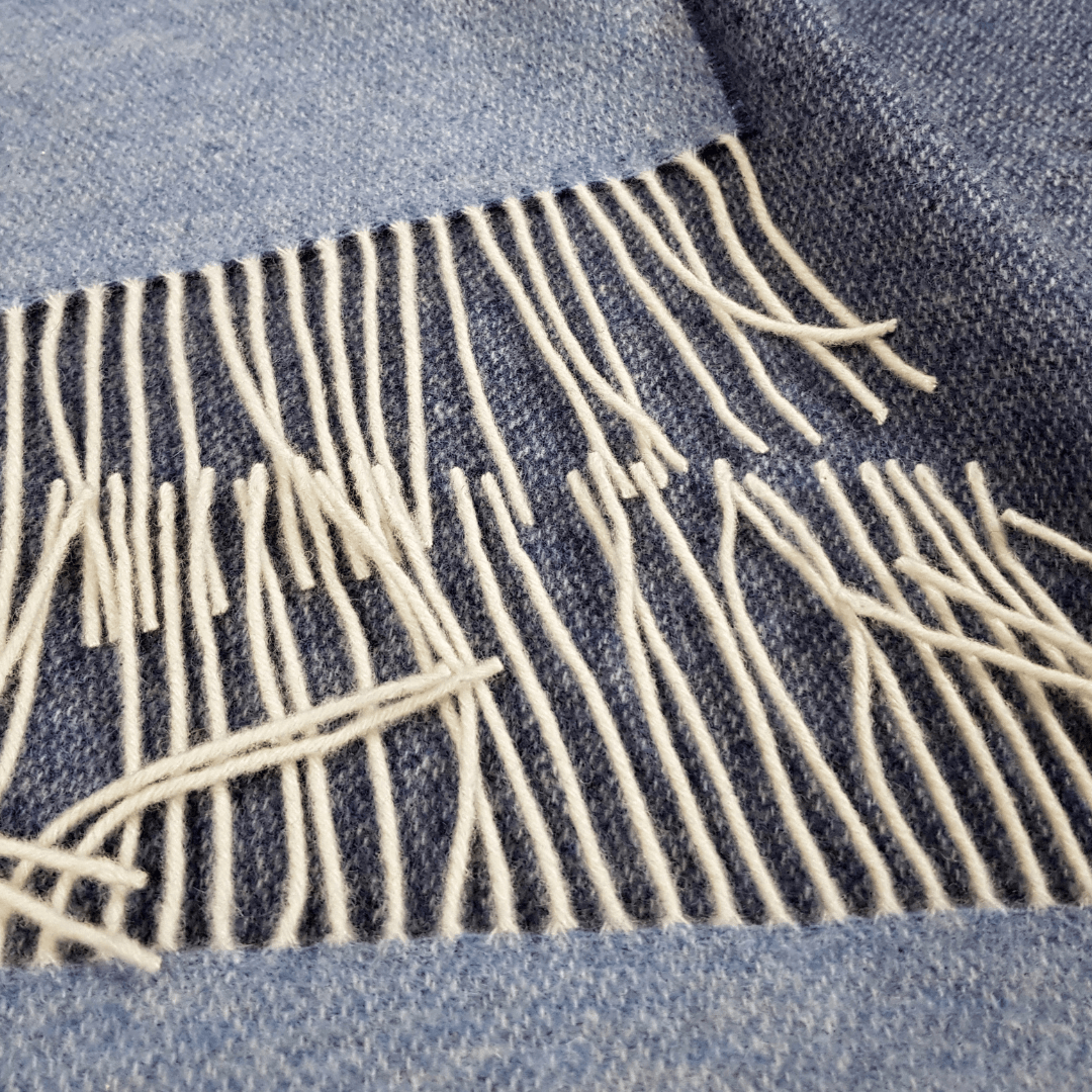 Кашмир Одеялo В Два Цвята