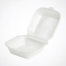 Малък Стиропорен Контейнер За Хамбугери 13.2 X12.6 X 6.5 См - 600 Бр