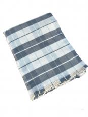 100% Cotton Plaid Blanket – 150X200 Cm, Soft & Breathable