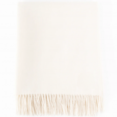 Луксозно Одеяло От 100% Бейби Алпака Вълна – Бяло | 130×180 См, 500 Г