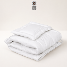 Conjunto De Verano Interblanket Para Bebé De Lana Merino – Edredón 80 × 120 Cm Y Almohada 30 × 40 Cm
