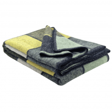 100% Wool Blanket – Soft & Warm Plaid Throw, 150X200 Cm – Eco-Friendly & Breathable